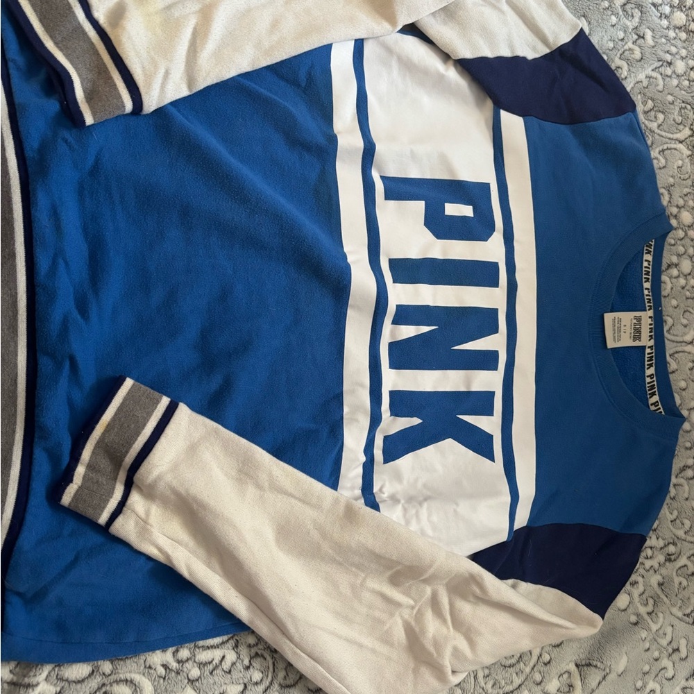 Victoria's Secret PINK Blue Sweatshirt